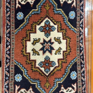 Iranian wool rug - 38x57cm