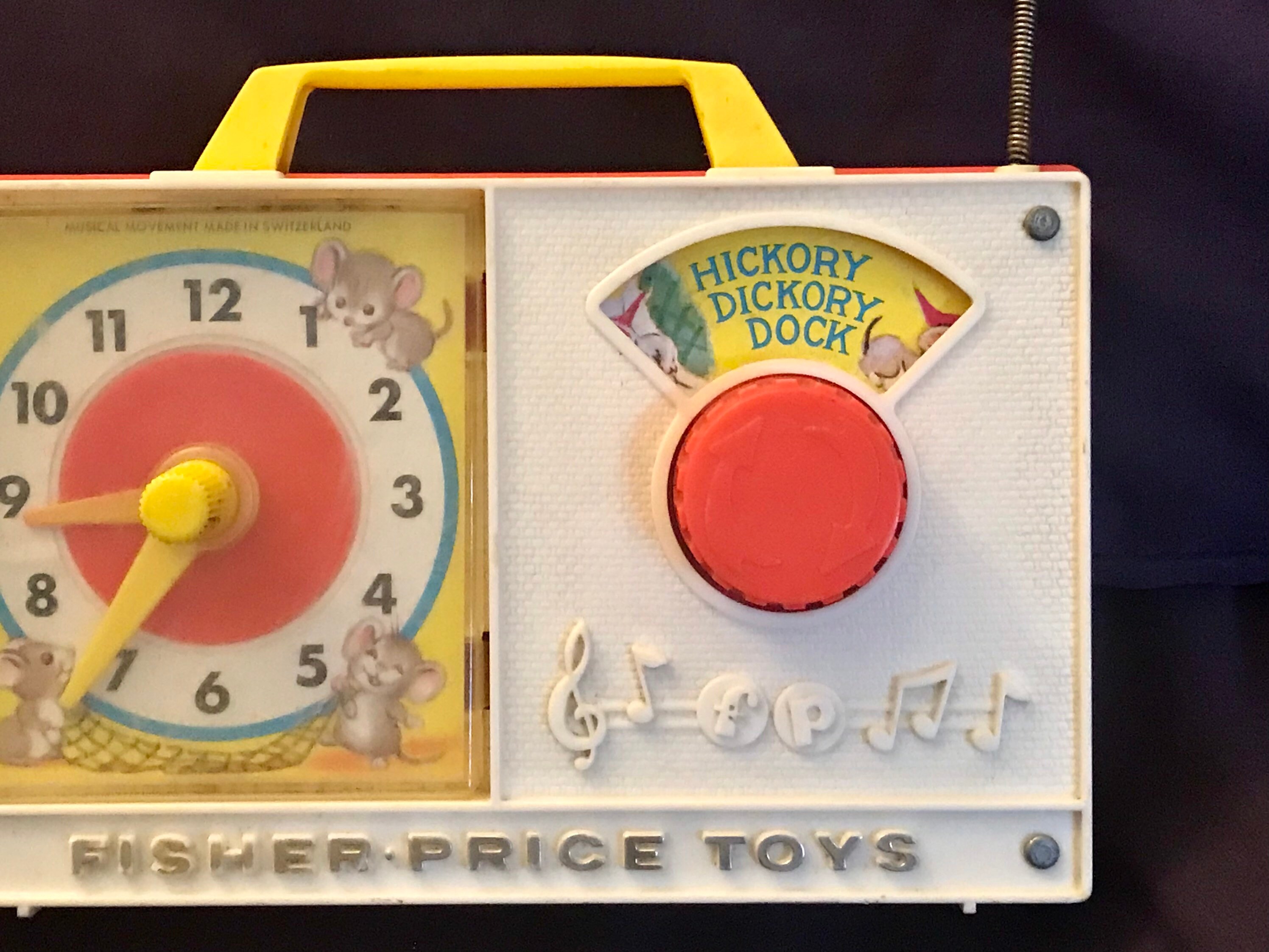 Vintage 1965 Fisher Price Toys Hickory Dickory Dock Etsy