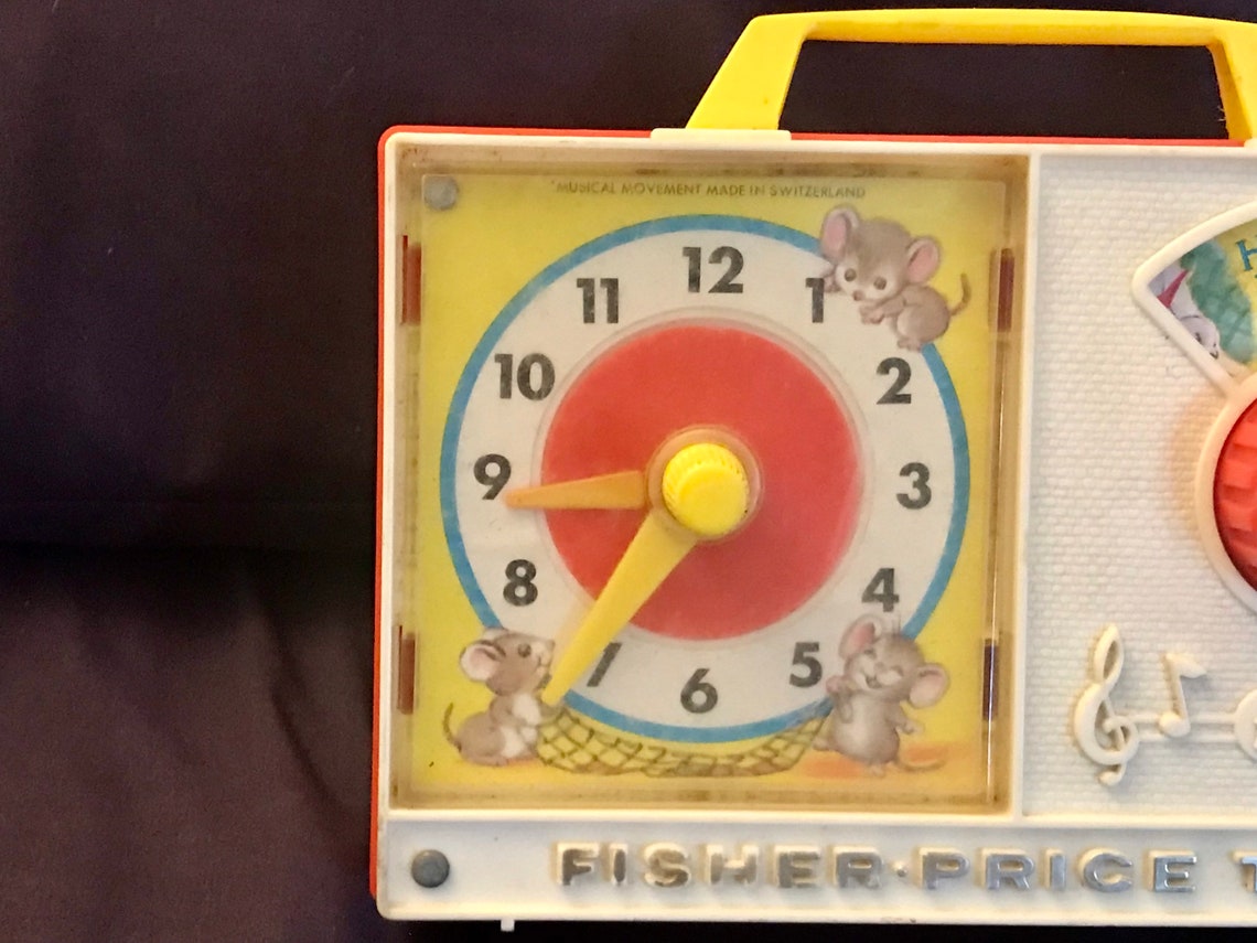 Vintage 1965 Fisher Price Toys Hickory Dickory Dock Etsy