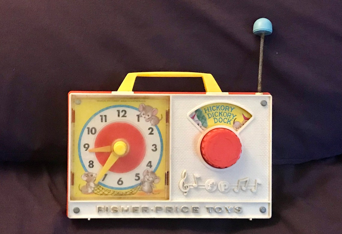 Vintage 1965 Fisher Price Toys Hickory Dickory Dock Etsy