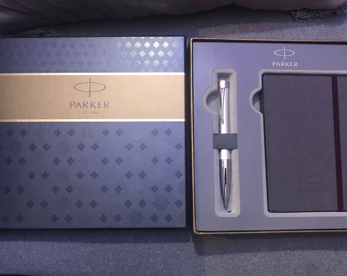 Vintage PARKER EST. 1888 Pen and Journal Set. Brand New in Box Free ...
