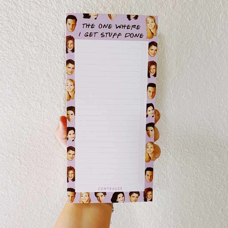 Friends Notebook &amp; Notepad tv show stationary journal | Etsy