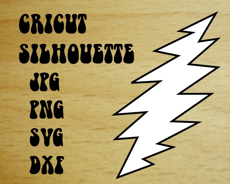 Download Grateful Dead 13 Point Stealie Lightning Bolt svg png jpg dxf | Etsy