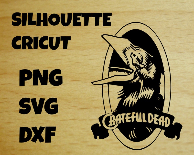 Download Clip Art Art Collectibles Grateful Dead The Crow Outline Svg Png Jpg Ai Dxf