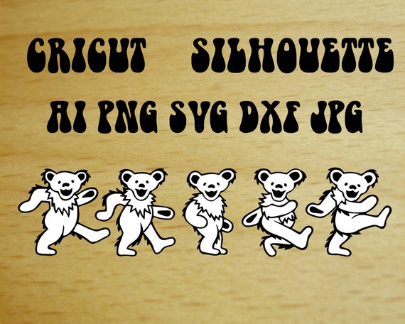 Download Grateful Dead Dancing Bears Svg Png Jpg Dxf Ai Etsy