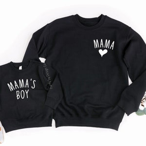 Mama Sweatshirt, Mama Mamas Boy Mamas Girl Sweatshirt, Mama Mamas Boy Sweatshirt, Mommy and Me Valentines Day, Mama and Me, Mom and Me