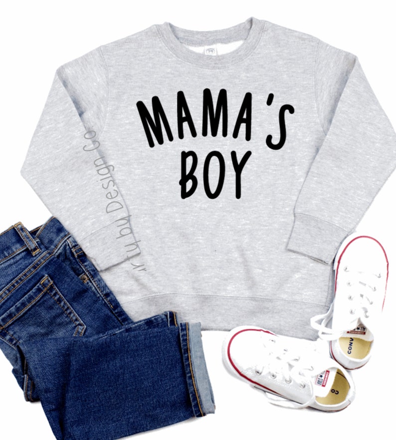 Mama Sweatshirt Mama Mamas Boy Mamas Girl Sweatshirt Mama Etsy