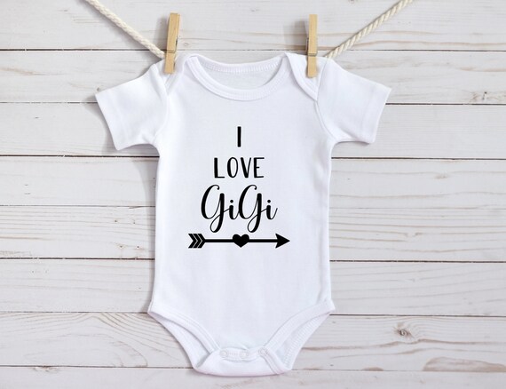 I Love Grandma Onesie, Gigi Onesie, Mimi Onesie, Love My