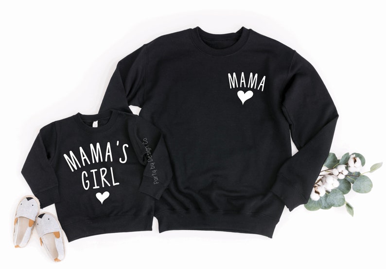 Mama Sweatshirt Mama Mamas Boy Mamas Girl Sweatshirt Mama Etsy