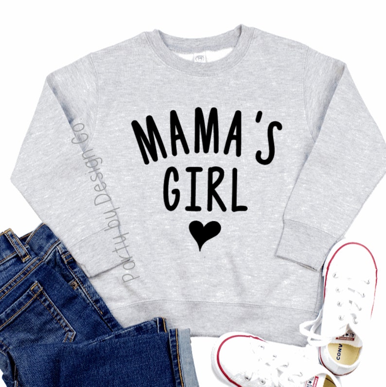 Mama Sweatshirt Mama Mamas Boy Mamas Girl Sweatshirt Mama Etsy