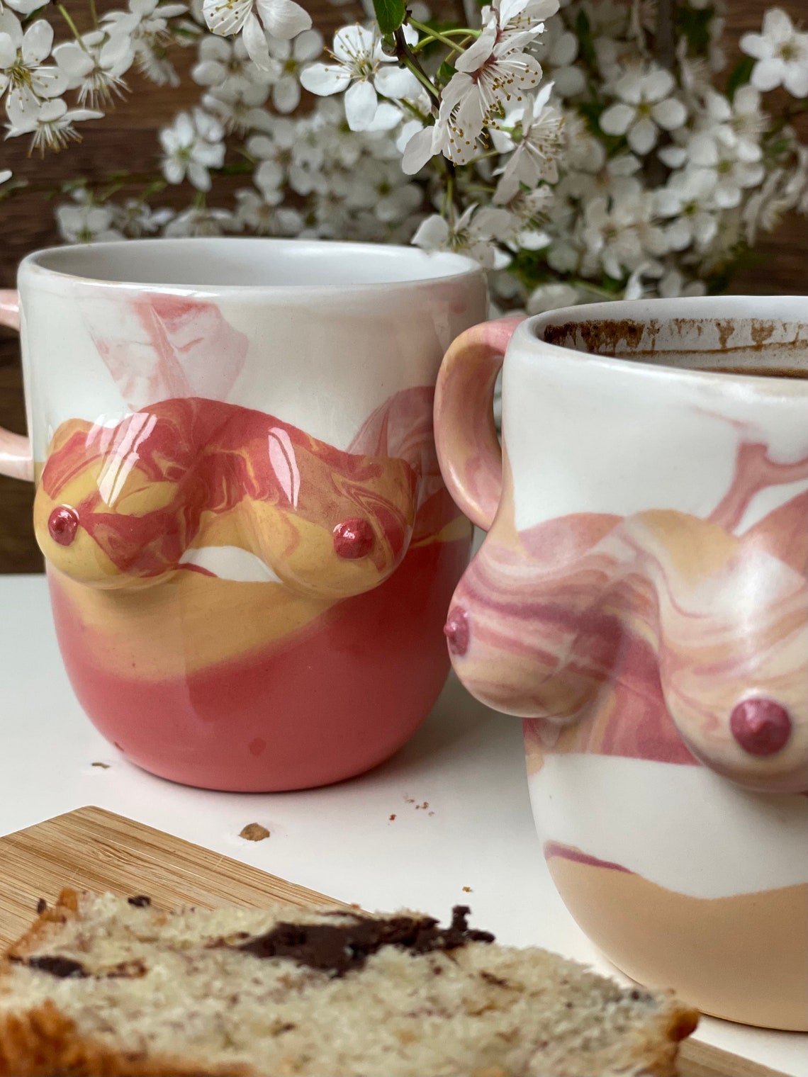 Tits Cup Pottery Boob Cup Marble Boob Cups Handmade Nude Etsy Singapore