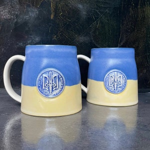 Ukrainian Cups, Handmade Unique Tea Coffee Mugs, Glory to Ukraine, Glory to Heroes, Grenade Ceramic Pottery, Ukrainian shops, Christmas gift