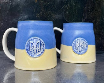 Ukrainian Cups, Handmade Unique Tea Coffee Mugs, Glory to Ukraine, Glory to Heroes, Grenade Ceramic Pottery, Ukrainian shops, Christmas gift