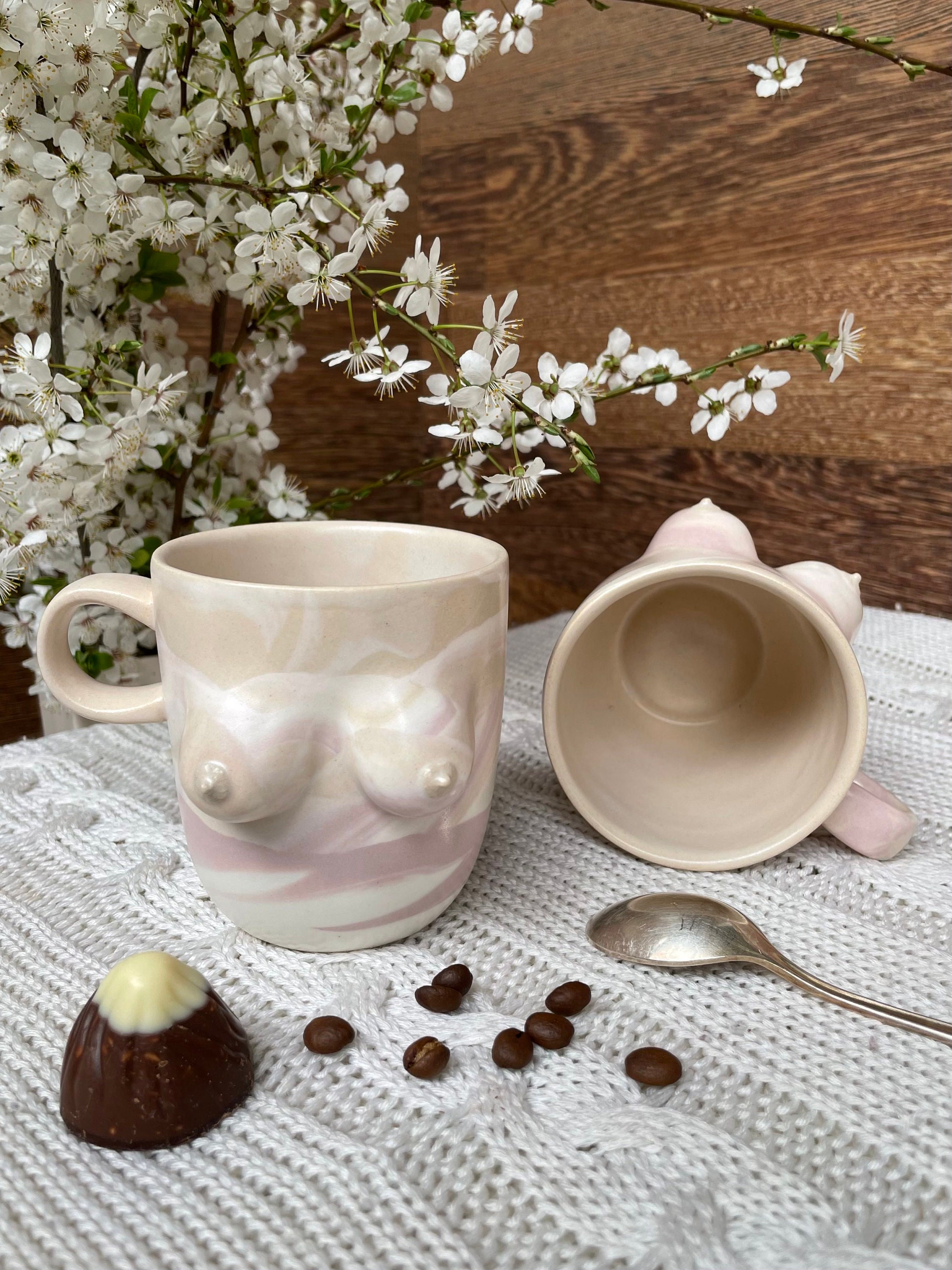 Tits Cup Pottery Boob Cup Marble Boob Cups Handmade Nude Etsy Canada