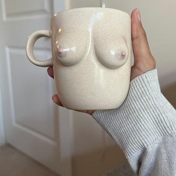 Boobs Personalized Mugs Pottery Boob Cups Handmade Ceramic Mug