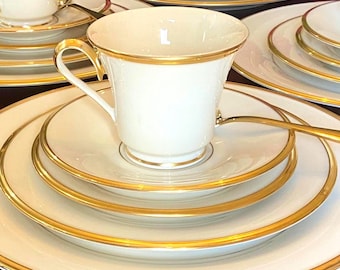 Lenox ETERNAL 4-piece Place Setting - Etsy