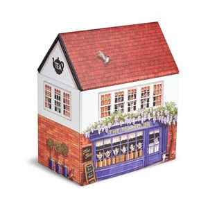 Dana Kubick Tea House Tin: Elite Cottage Recipe Box