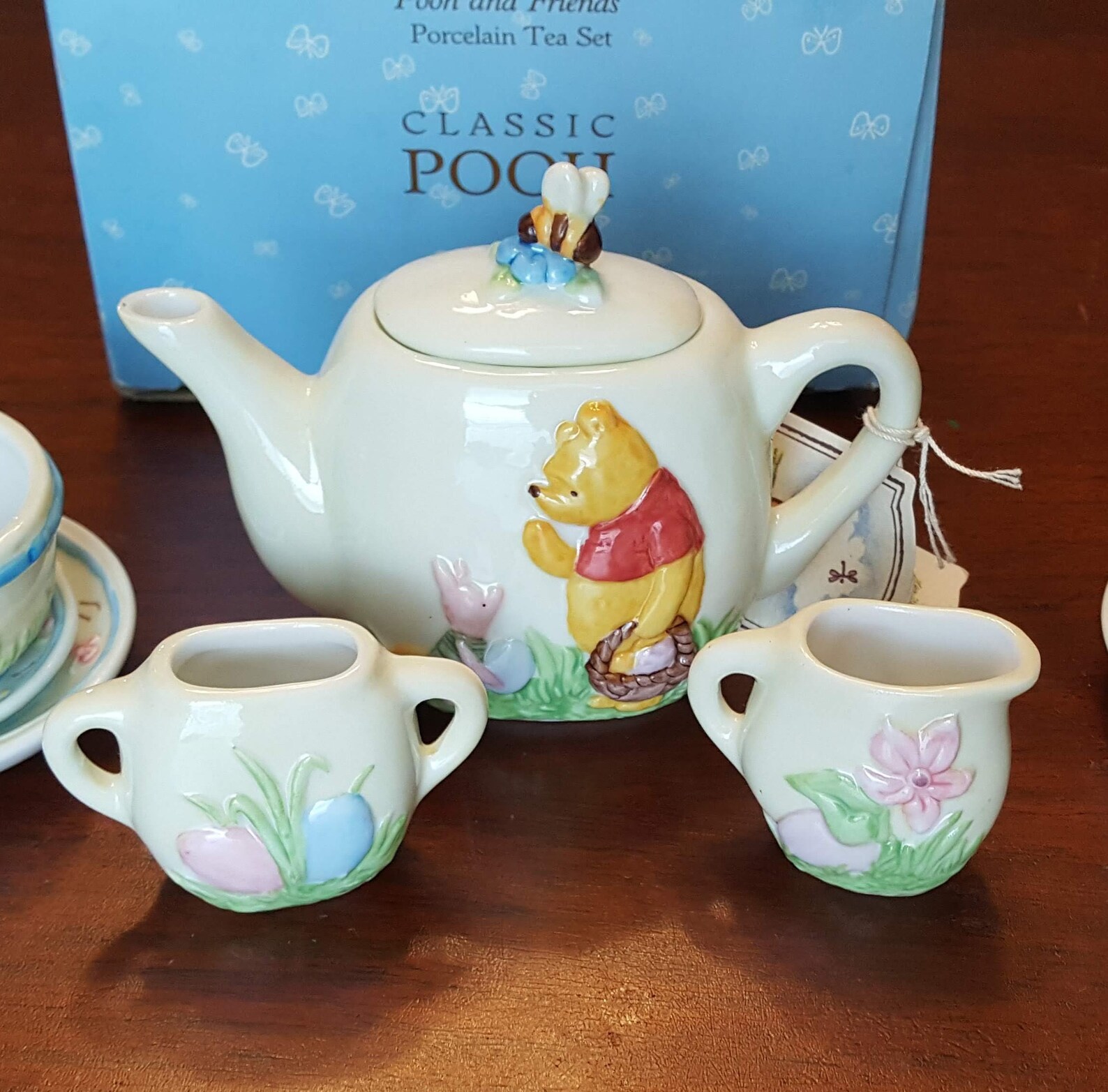 Boxed Disney Classic WinniethePooh tea set 2 Vintage Etsy