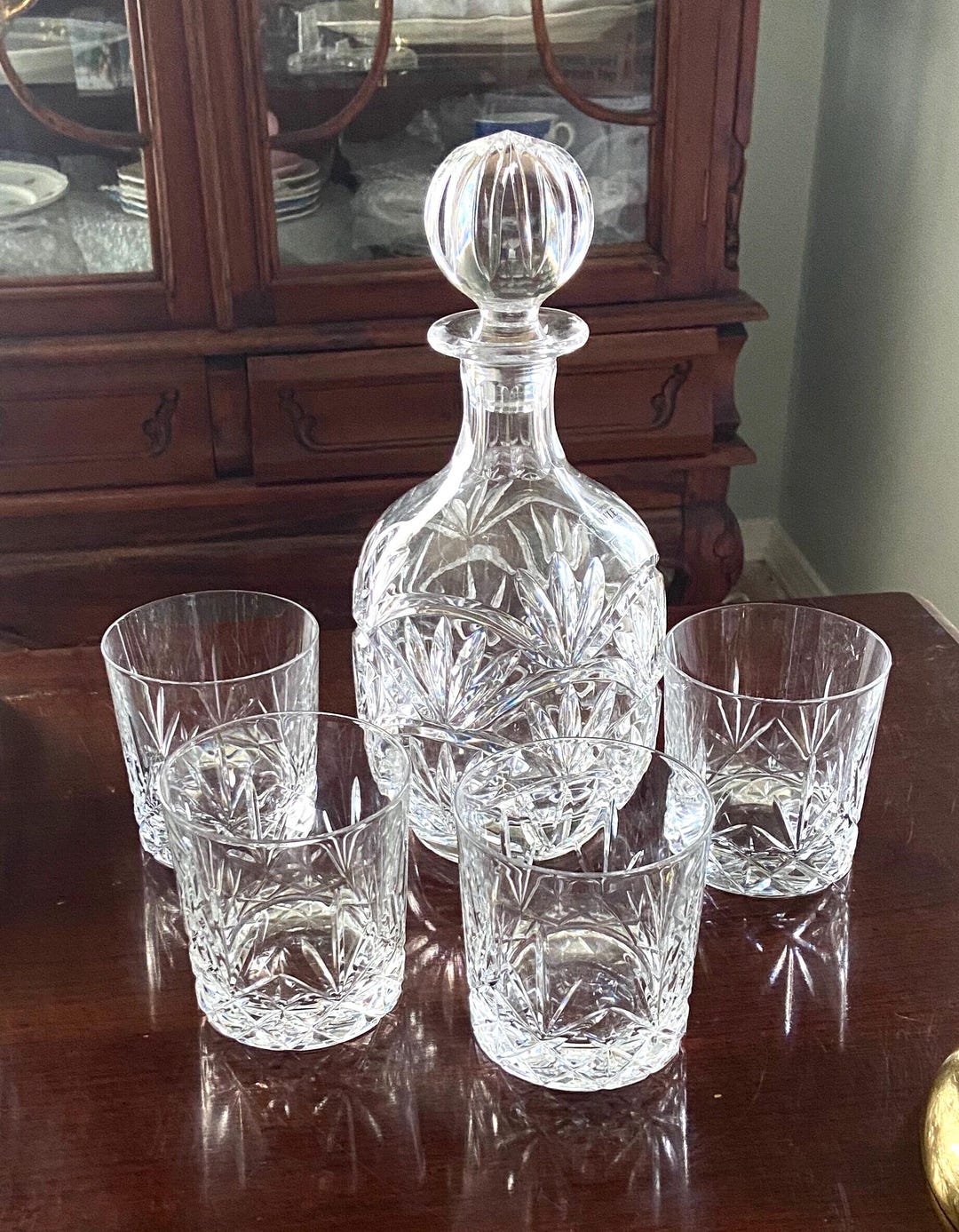 グラス・カップ・酒器 Rare Baccarat Decanter & 4 Tumblers Set. Rare Baccarat Decanter & 4 Tumblers Set.