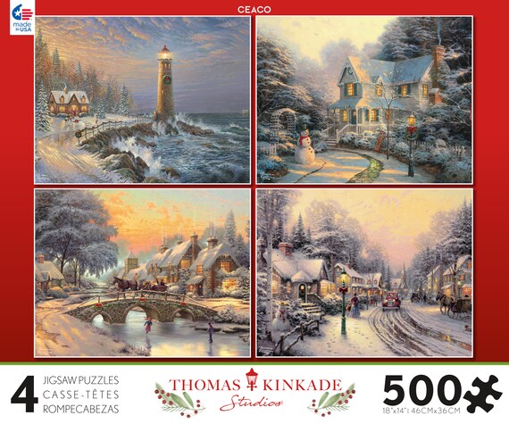 Thomas Kinkade Disney - Multipack - 4 in1 Puzzles –