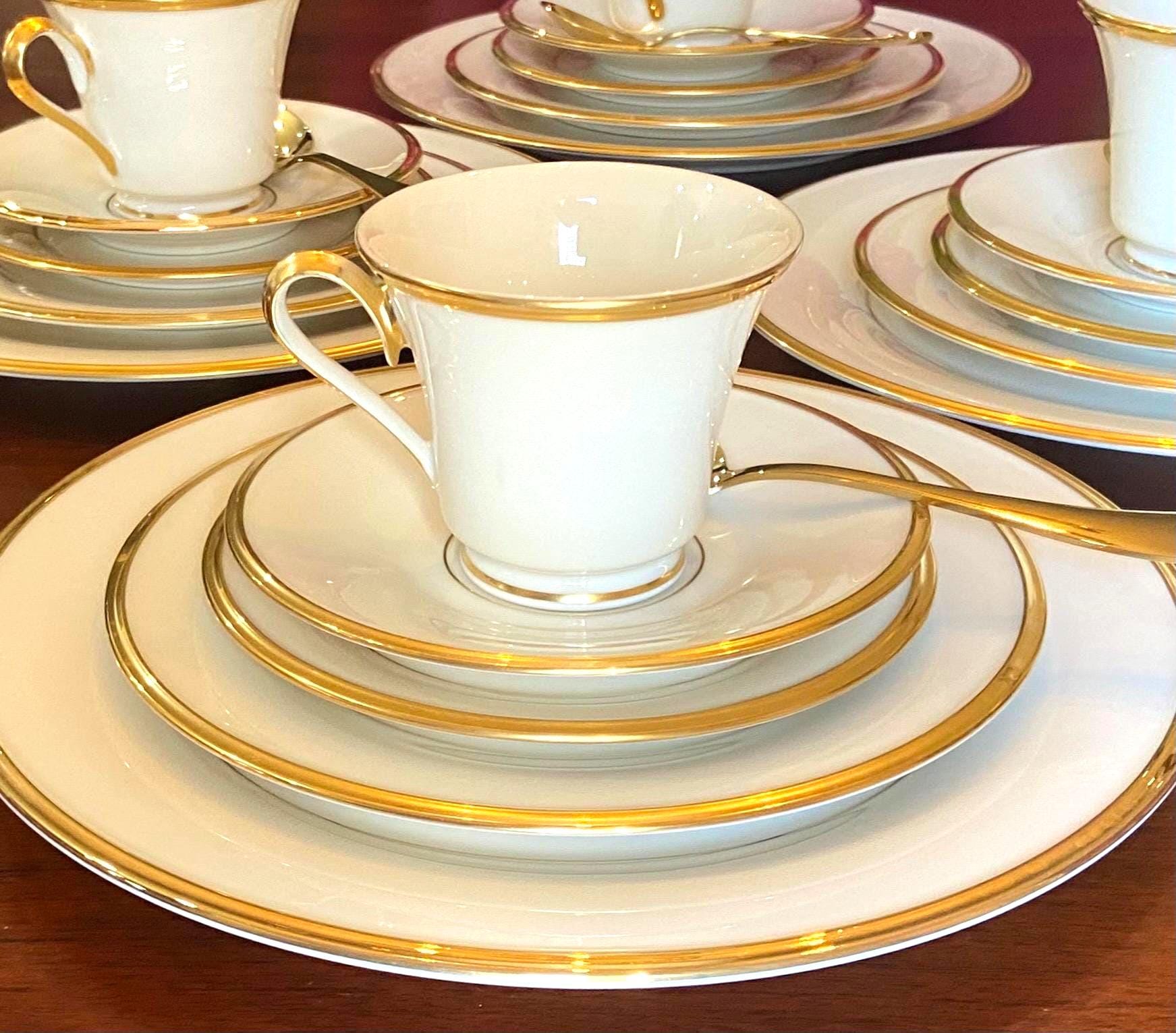 Lenox Eternal 5 Piece Place Settings (4 Available) MINT Condition