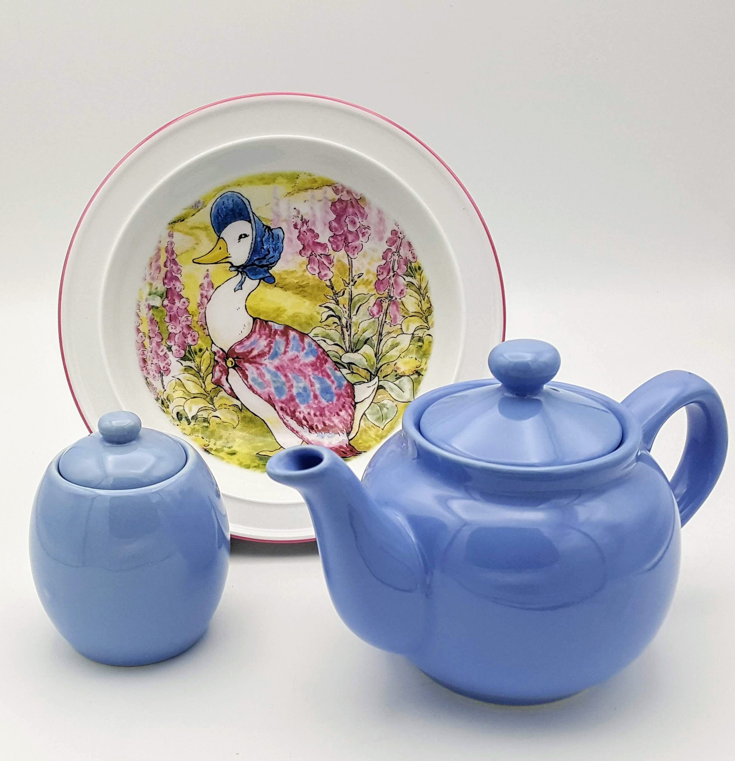 Vintage Reutter Jemima Puddle-duck Bowl: Beatrix Potter Porcelain