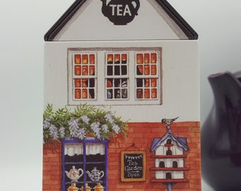 Emma Bridgewater Dana Kubick Tea House Tin: Elite Cottage Recipe