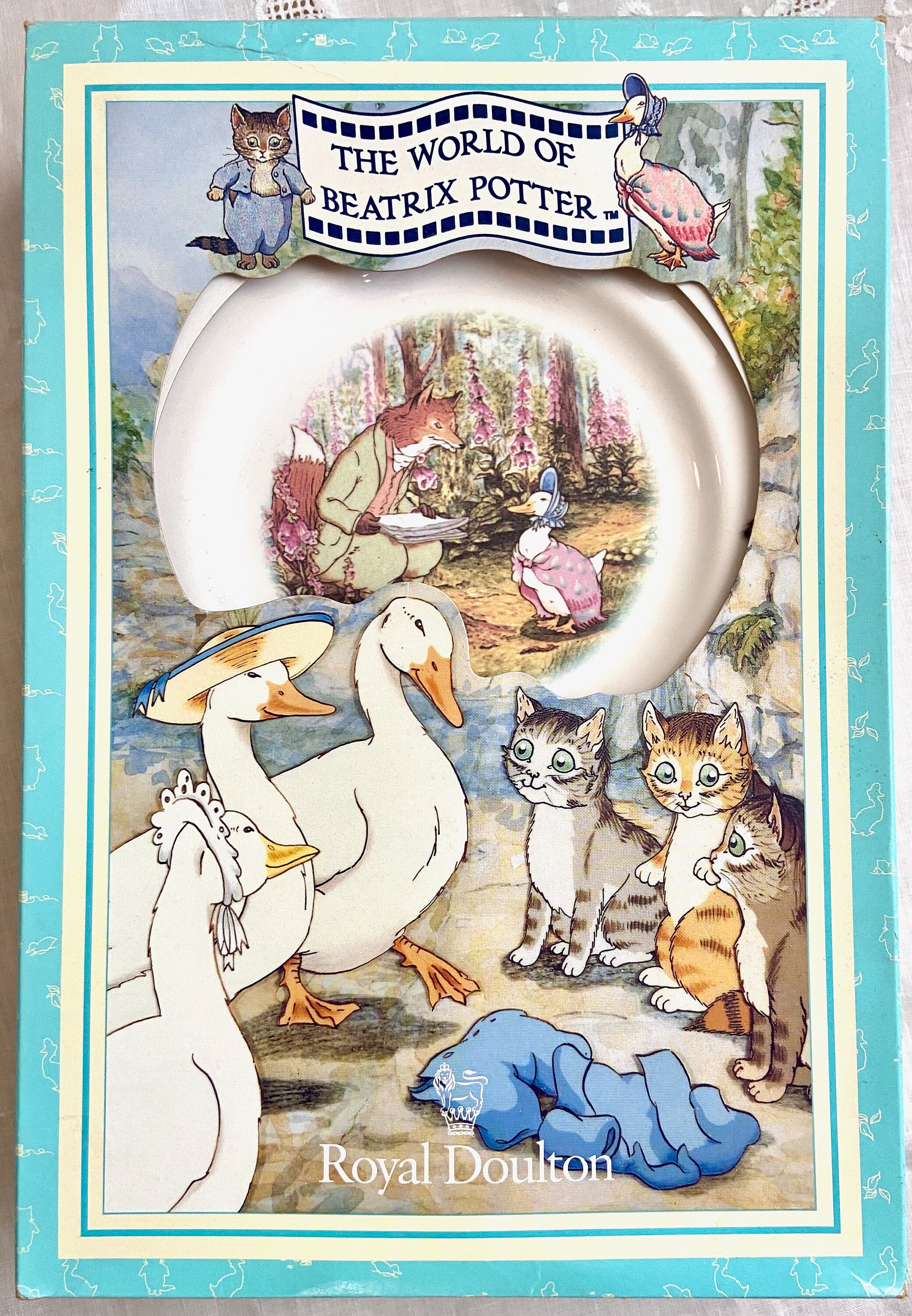 Royal Doulton Beatrix Potter Nursery Set: Jemima Puddleduck, Tom Kitten ...