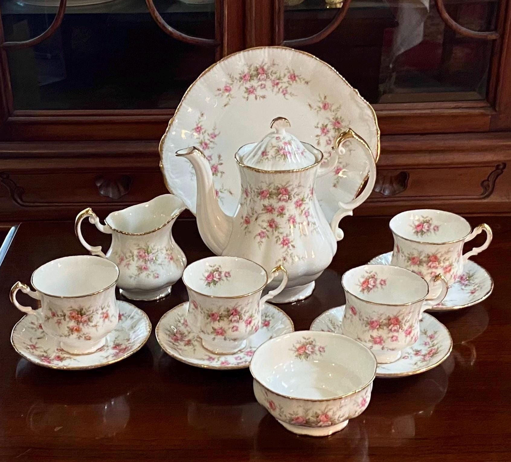Paragon Victoriana Rose Bone China - Etsy
