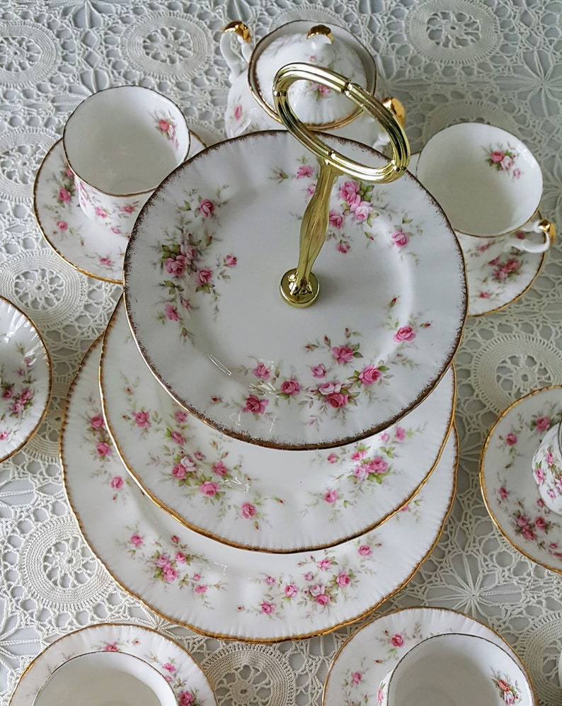 Vintage Paragon Victoriana Rose Teapot Coffee Pot 22 Kt Etsy