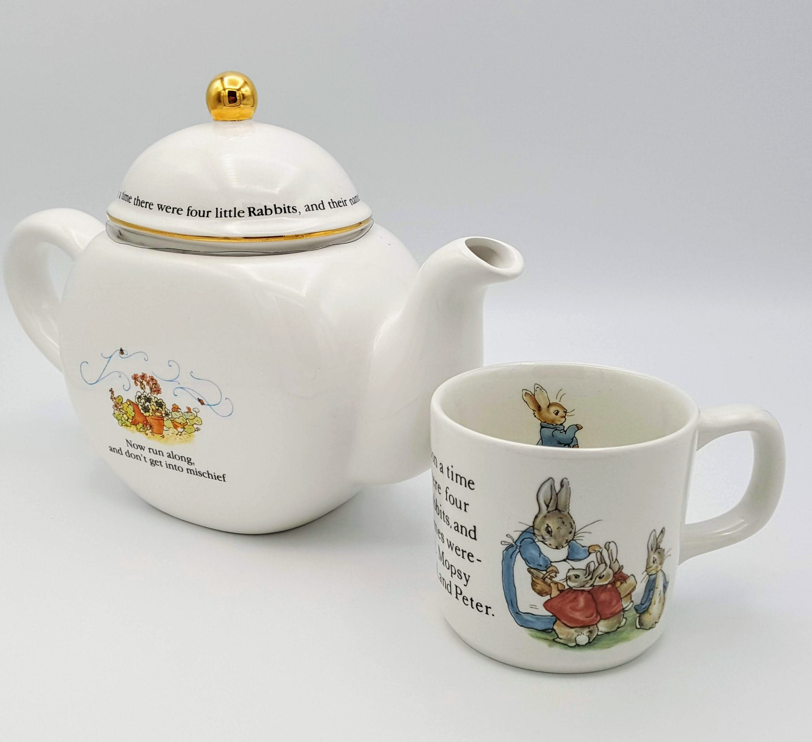 BEATRIX POTTER England 不得手 レアモデルティーポット