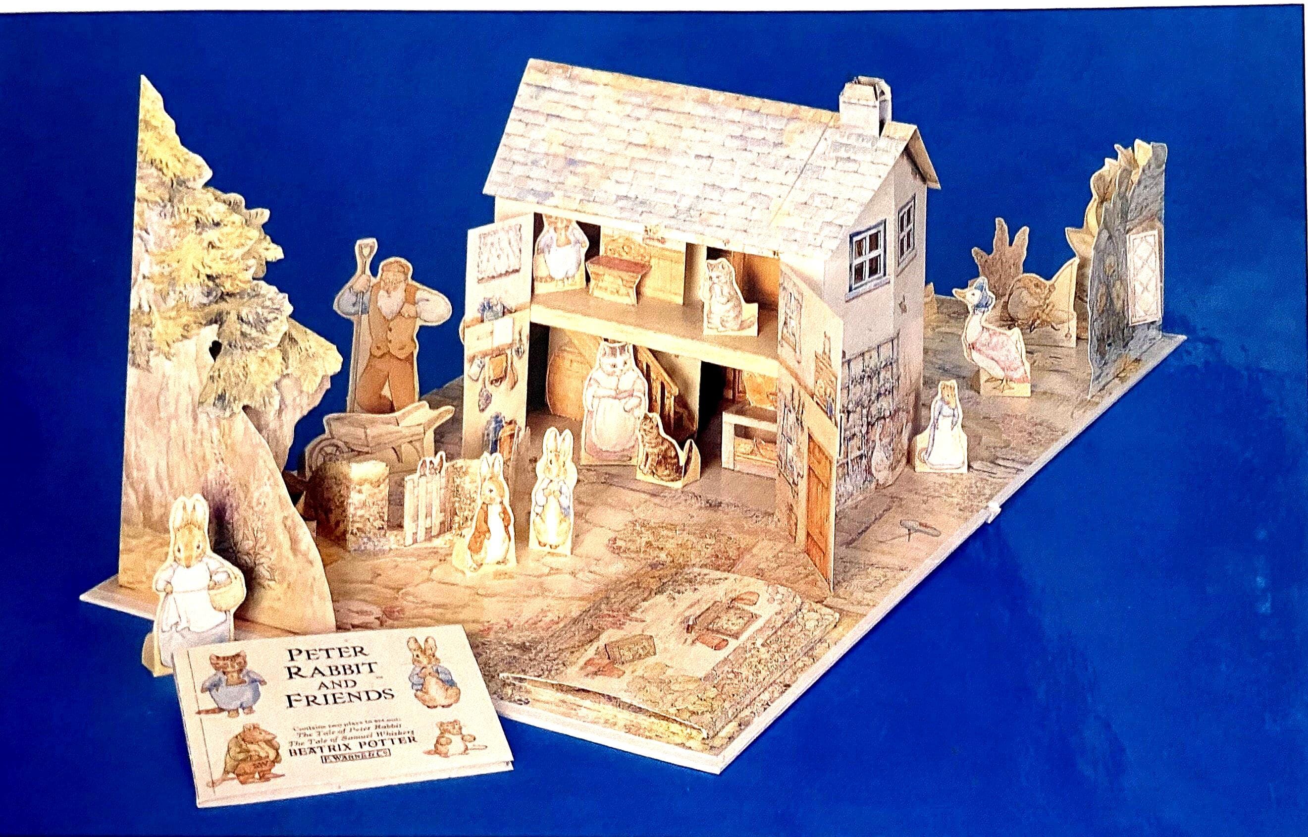 Book Peter Rabbit 3D Popup Paper Doll House Spectacular