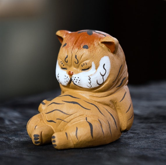Funny Fat Tiger Statue Fengshui Figures Sculpture Zisha - Etsy Funny Fat Tiger Statue Fengshui Figures Sculpture Zisha - Etsy