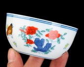 XuanYuan-Vintage Nippon Moriage hand-painted teacup, farmhouse chicken and flowers-110ml