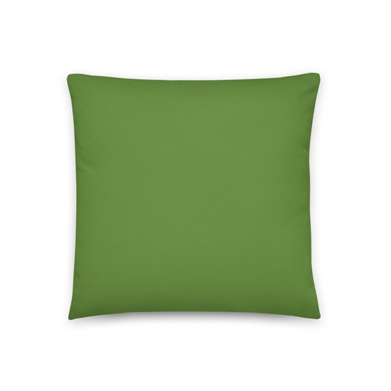 Green Throw Pillow Kelly Green Pillow Green Accent Pillow Etsy
