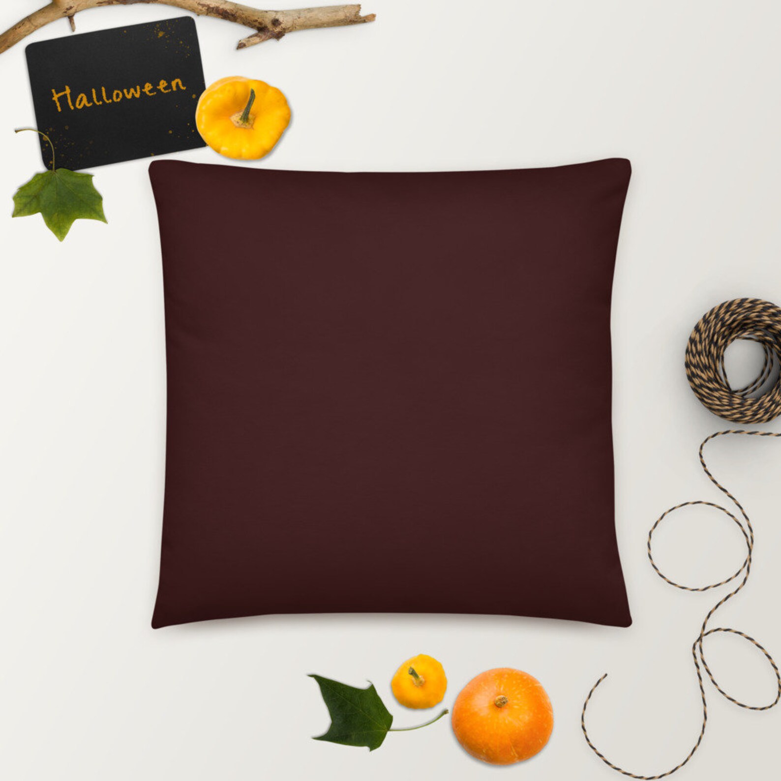 Deep Cranberry Throw Pillow Etsy
