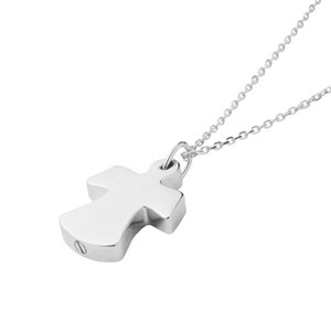 Angel Necklace, 925 Sterling, Cremation Jewelry, Keepsake, 18&quot;Sterling Silver Chain with a silver clasp, Handmade Jewelry, Engravable