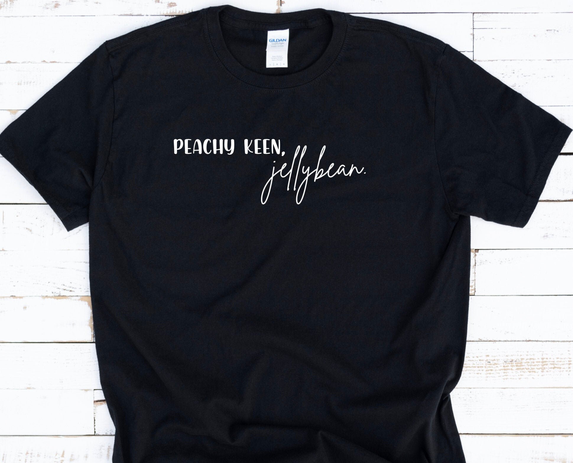 Peachy Keen Jelly Bean Tshirt Grease Tshirt Pink Lady Etsy