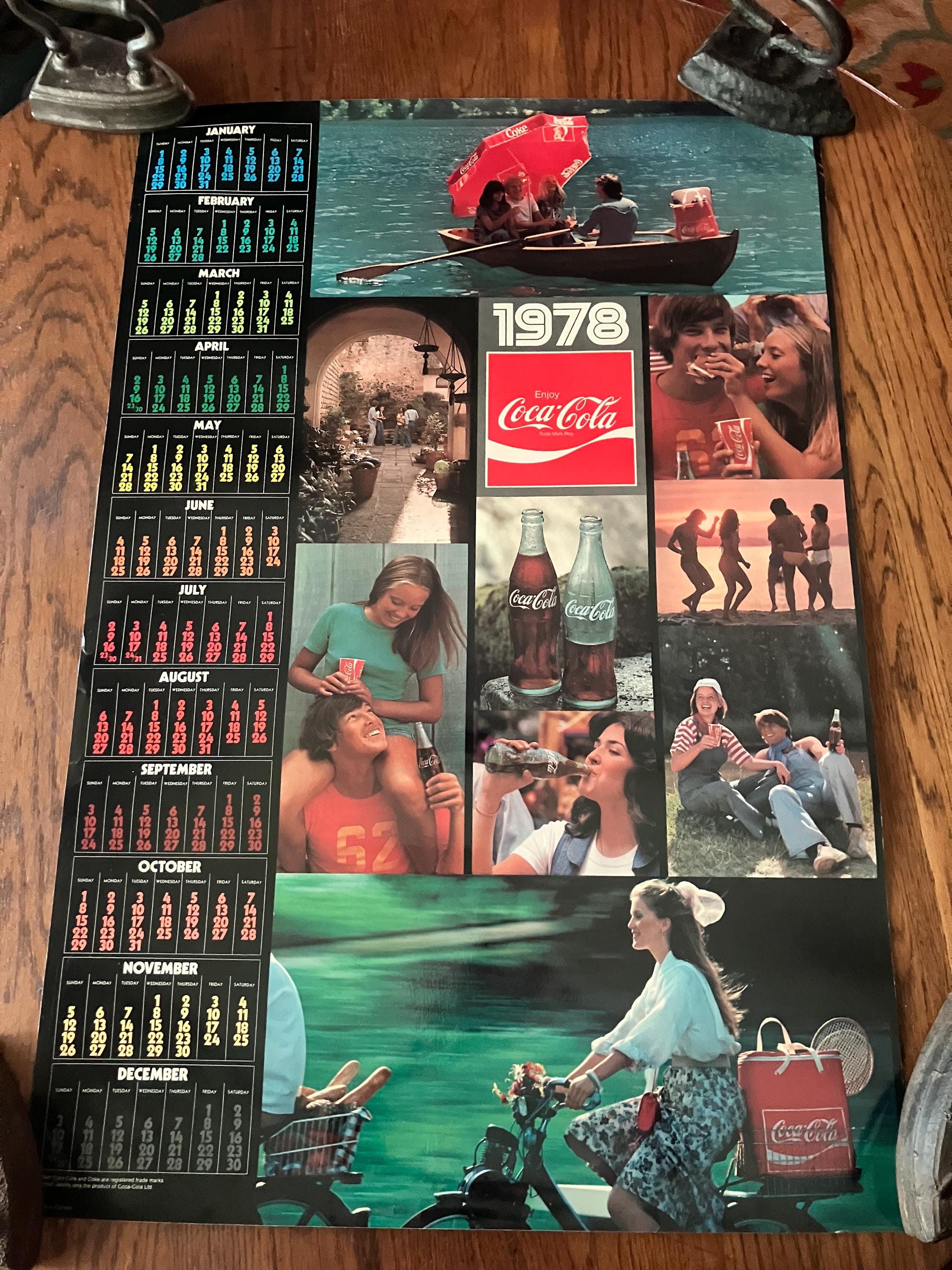 Coke Calendar - Etsy