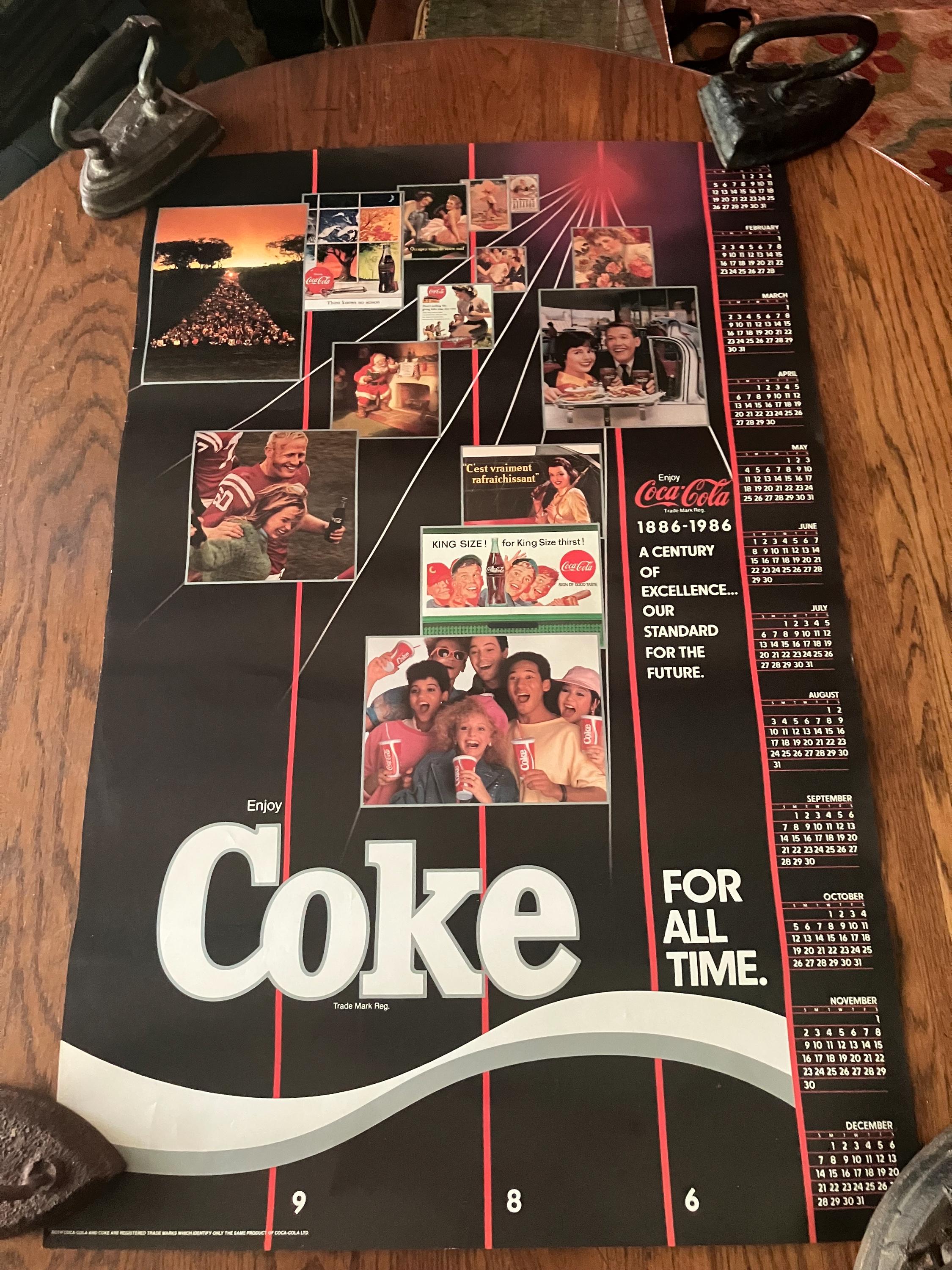 Coke Calendar - Etsy