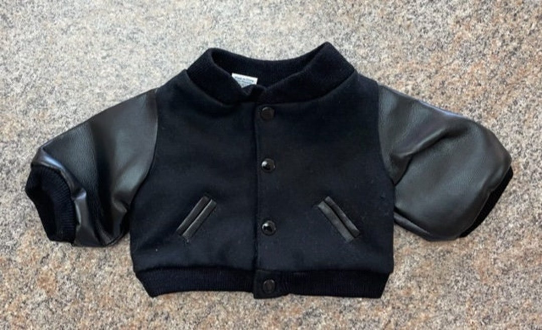 Teddy Bear Plush Varsity Jacket - Etsy