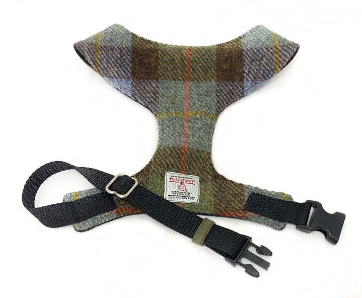 Dog Harness / Puppy Harness Harris Tweed Wool Available in Etsy