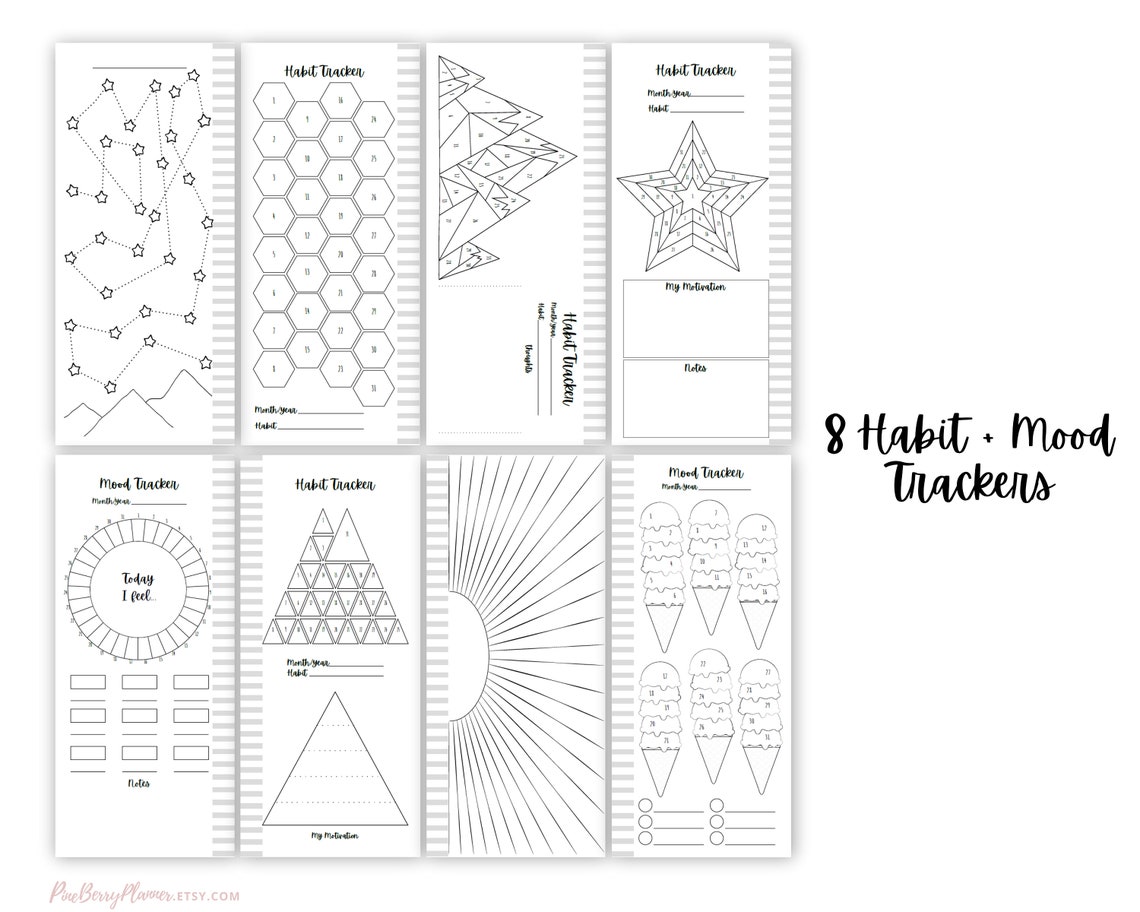 Happynichi Inserts Printable Fauxbonichi Weekly Inserts Half - Etsy