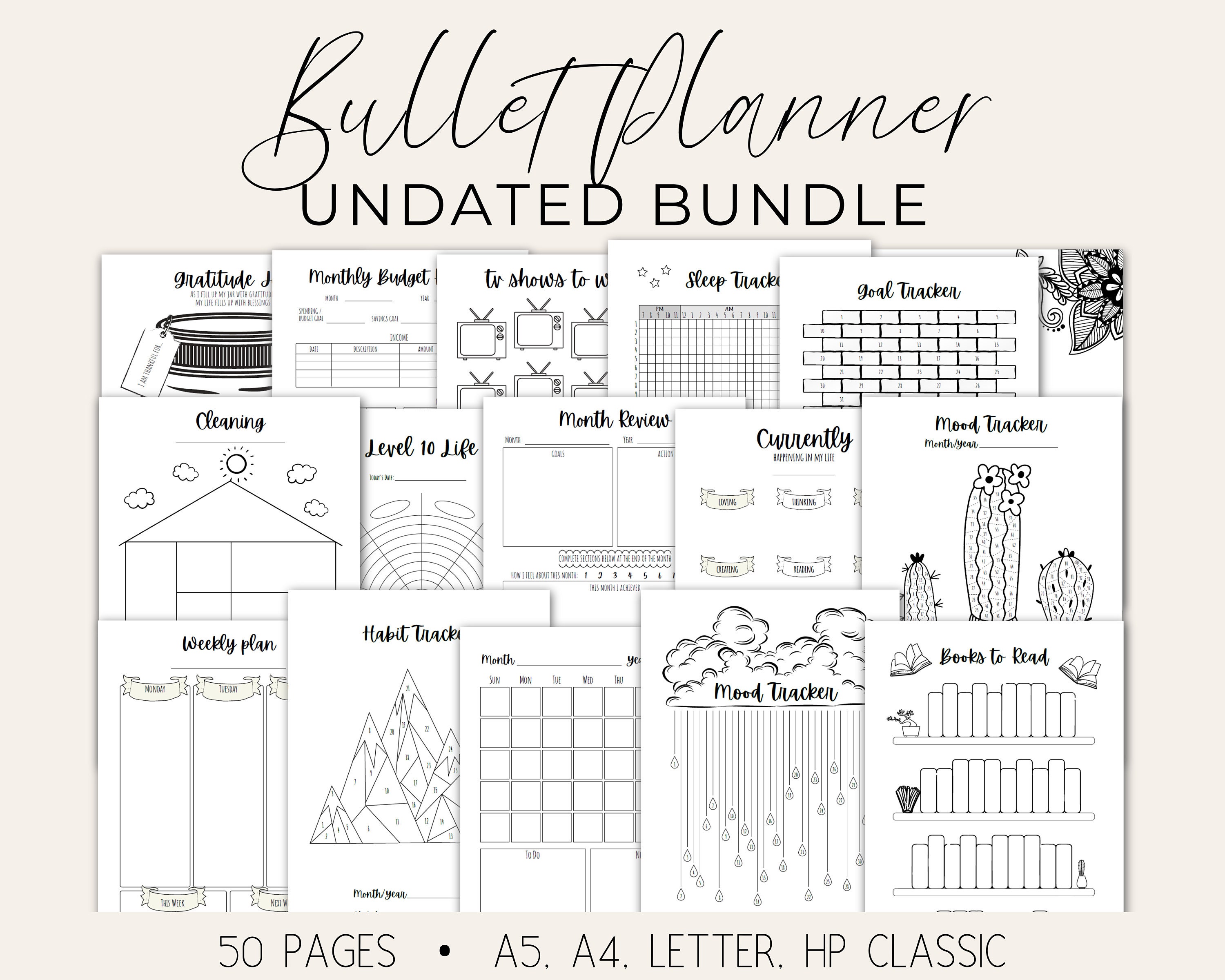 Free Bullet Journal Printables: 20+ Cute Templates (Updated)!