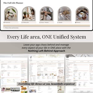 Notion Ultimate Life Planner Template, Full Life Second Brain Database image 2