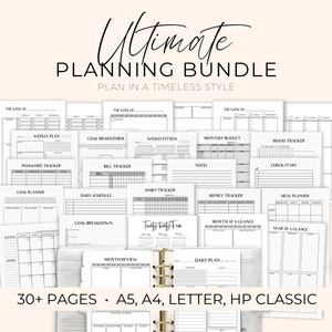A5 Planner Inserts - Etsy