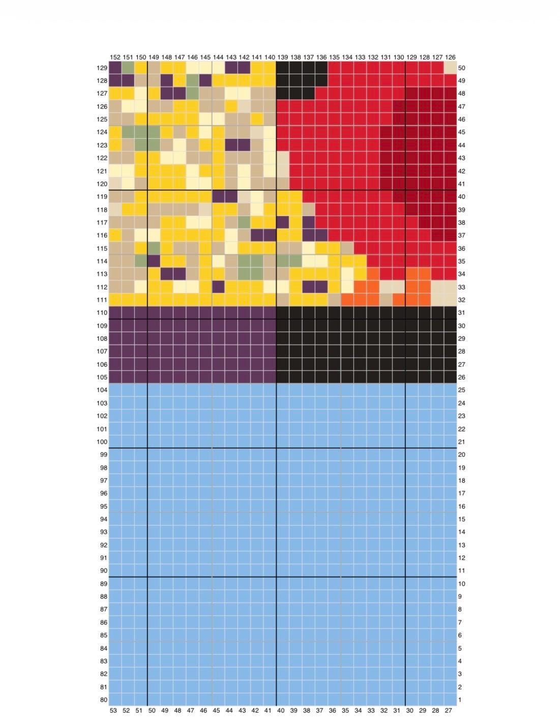 Free Printable Cardinal Graphgan Patterns.pdf Cardinal C2C Crochet Blanket Pattern, Bird Graphgan Afghan (PDF ...