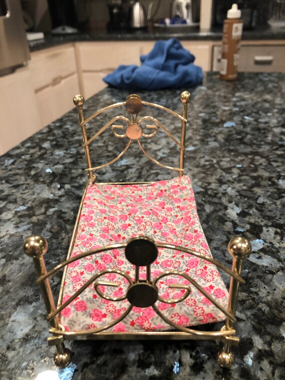 brass doll bed