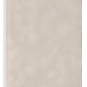 May include: A plain, off-white, textured notebook cover.