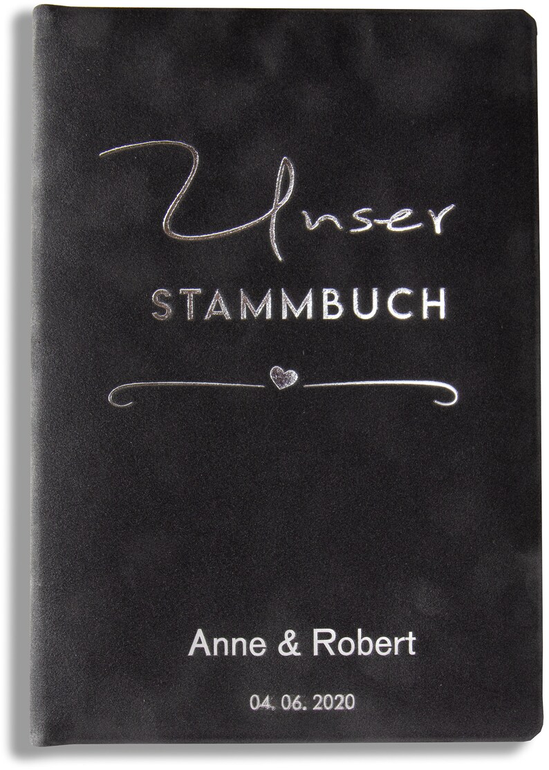 Stammbuch SCHLICHTE ELEGANZ klassisches Format